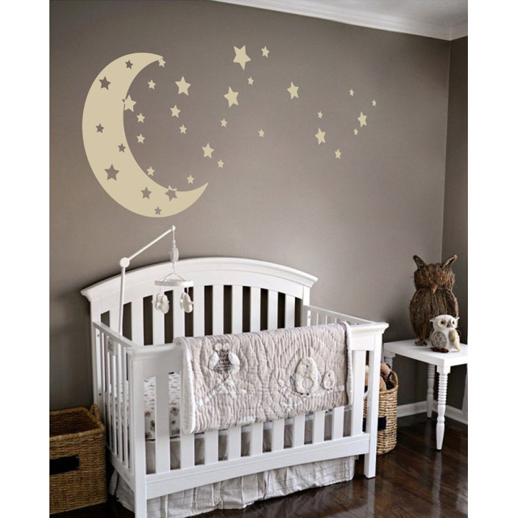Harriet Bee Moon and Stars Wall Decal & Reviews Wayfair